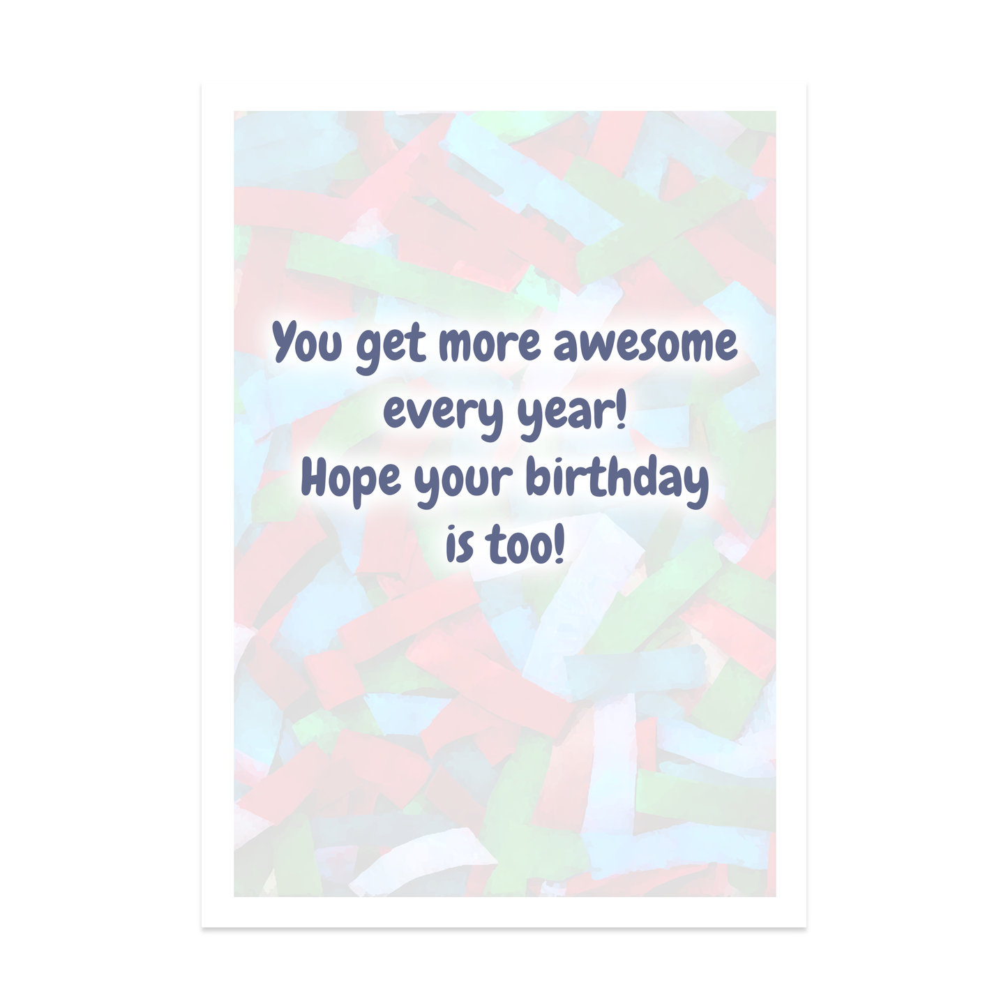Birthday Card - Awesome Day