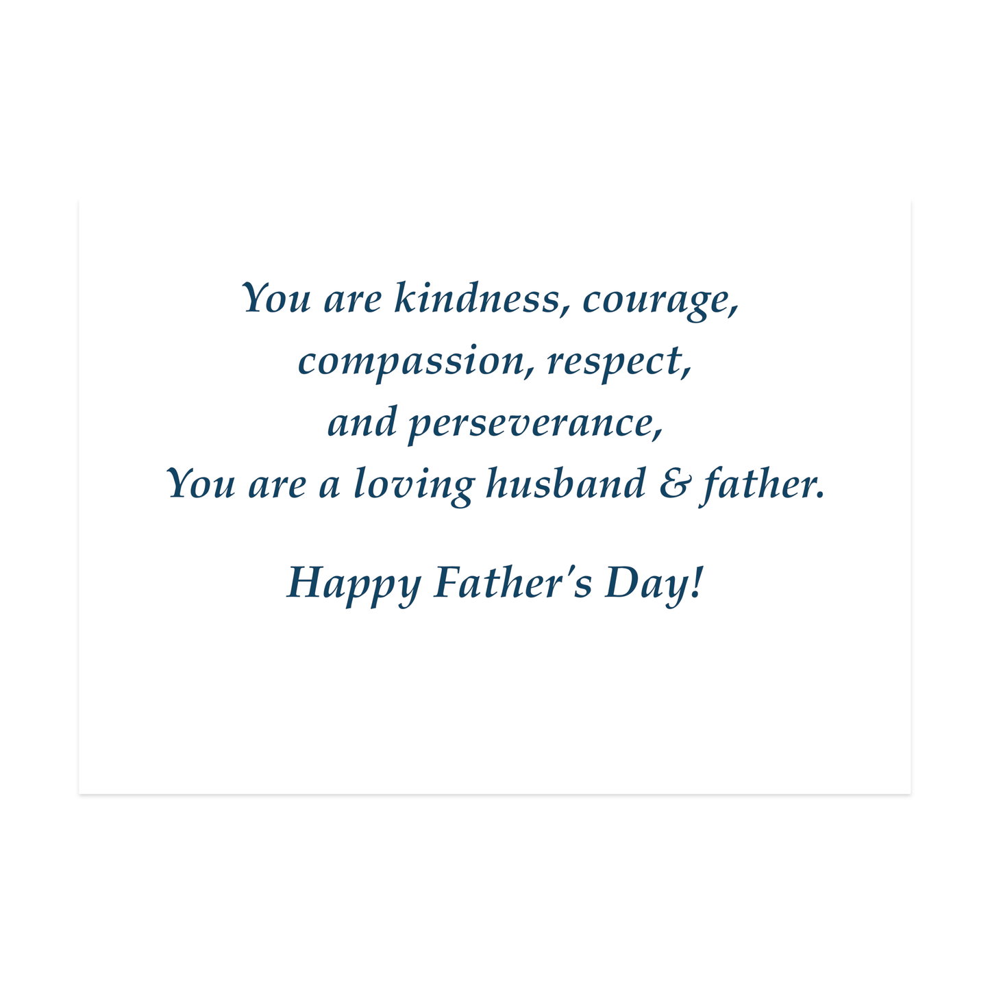 Father's Day Card - To My Husband