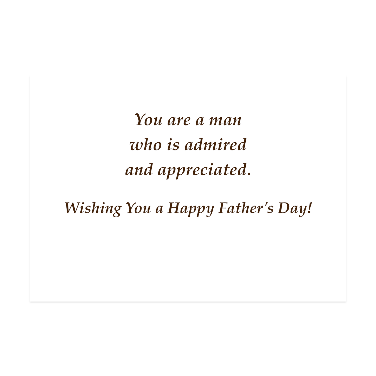 Father's Day Card - For Someone Special