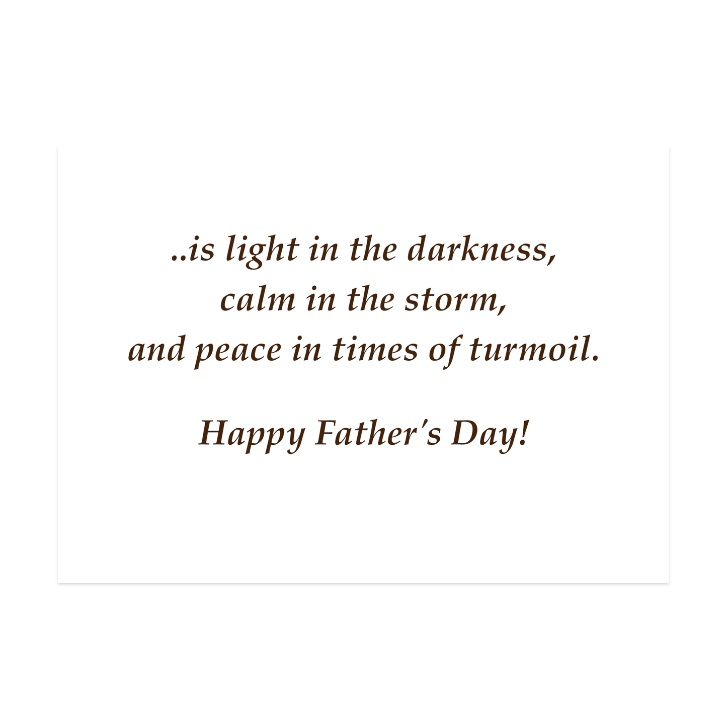 Father's Day Card - My Father