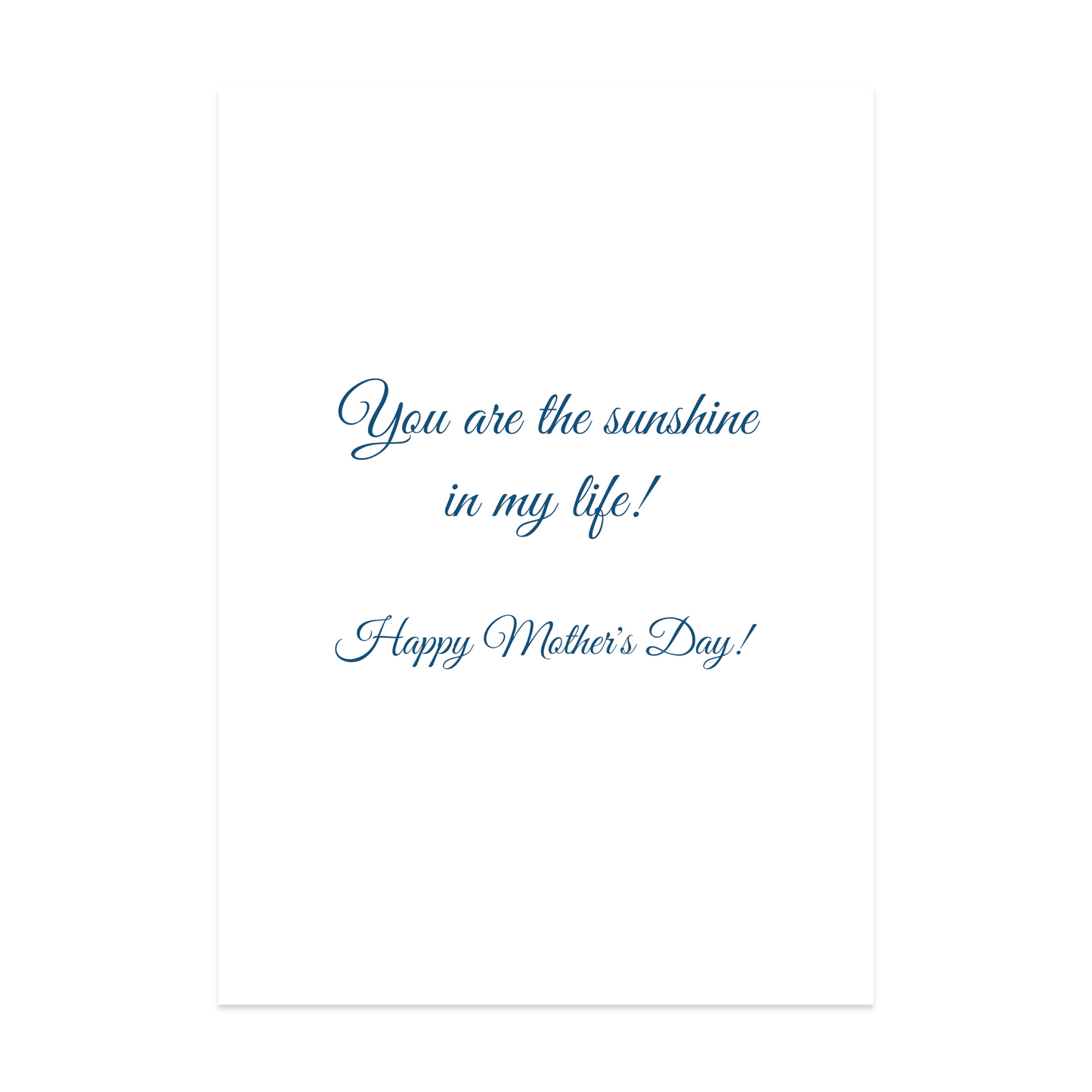 Mother's Day Card - My Mother