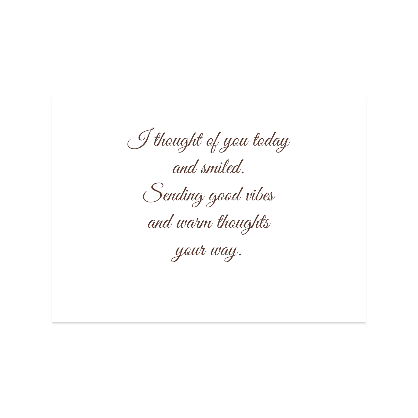 Thinking Of You Card - Thought Of You Today