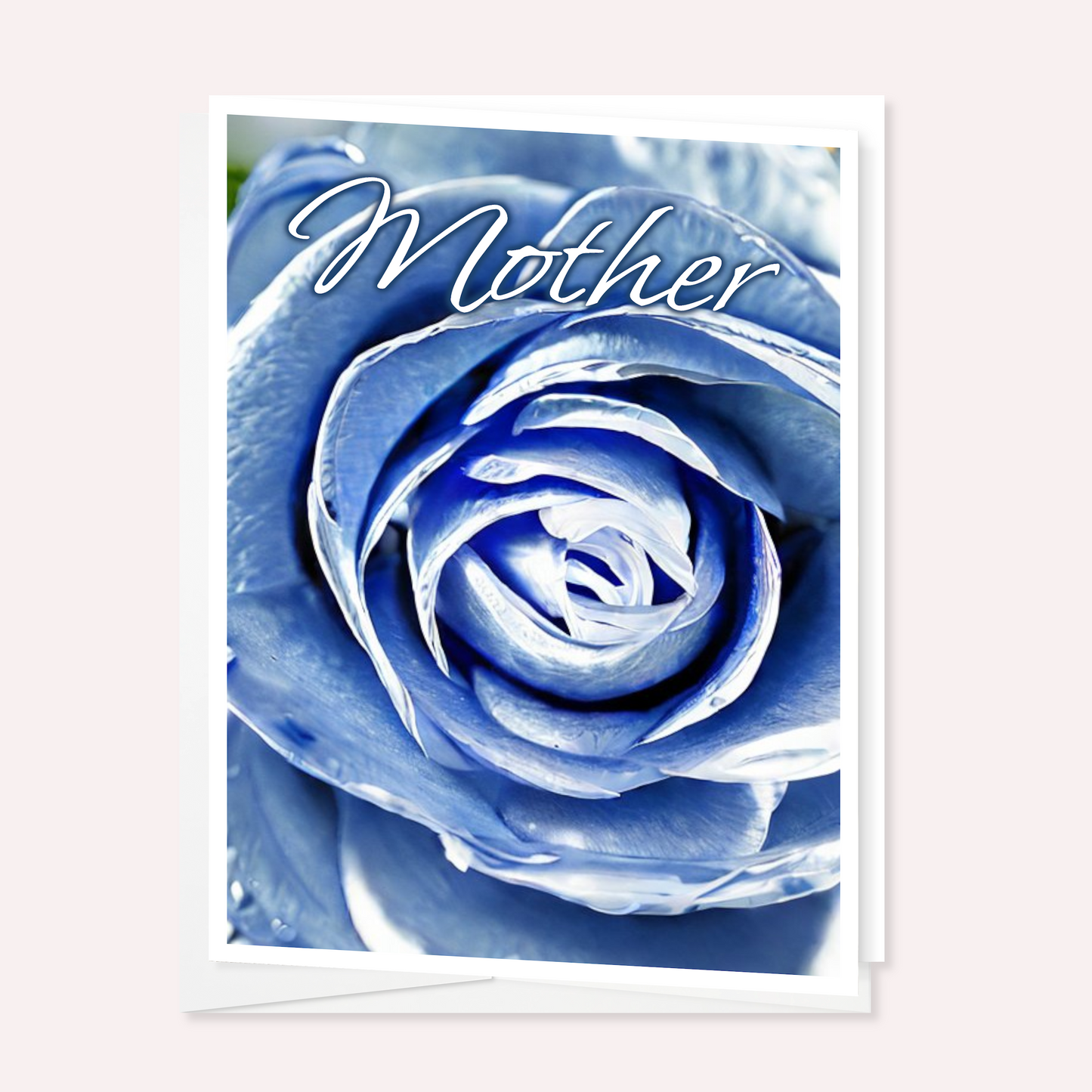 Blue Flower - Mother's Day Card