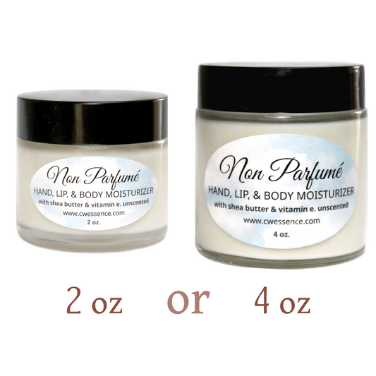 Non Parfumé - Body Moisturizer Cream - 2 or 4 oz jar