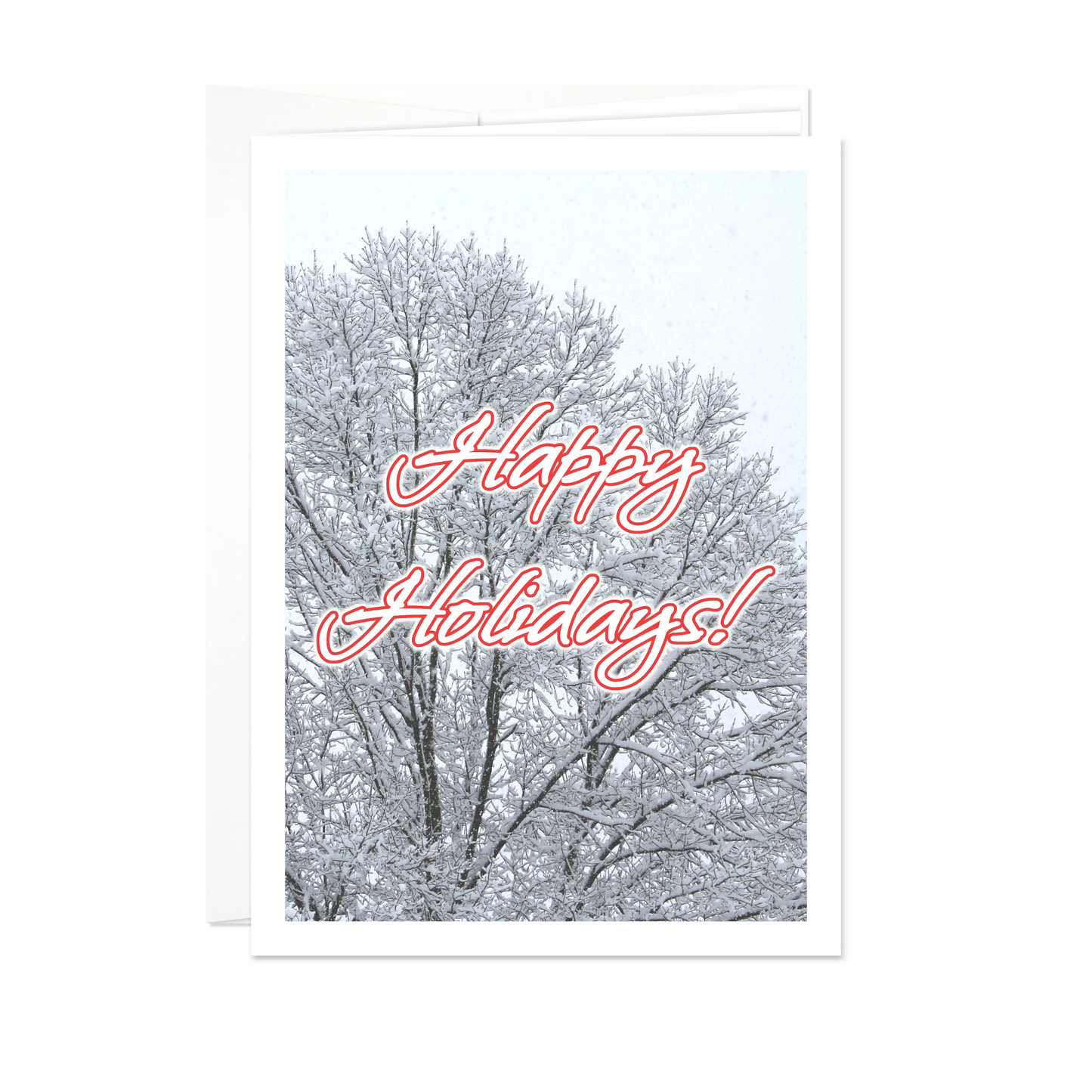 Filled with Happiness - Holiday Greeting Card - 12 Card Pack | for Mother, Father, Aunt, Uncle, Grandmother, Grandfather, Friend