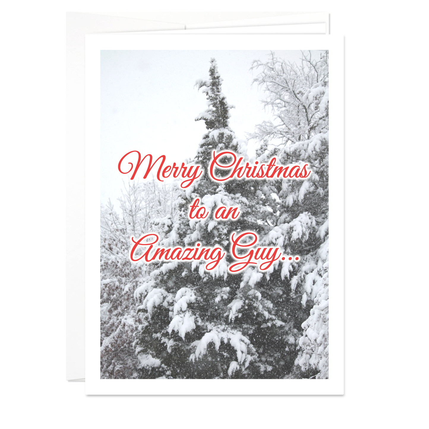 Christmas Holiday Greeting Card - For An Amazing Guy | for Friend, Uncle, Boy, Man