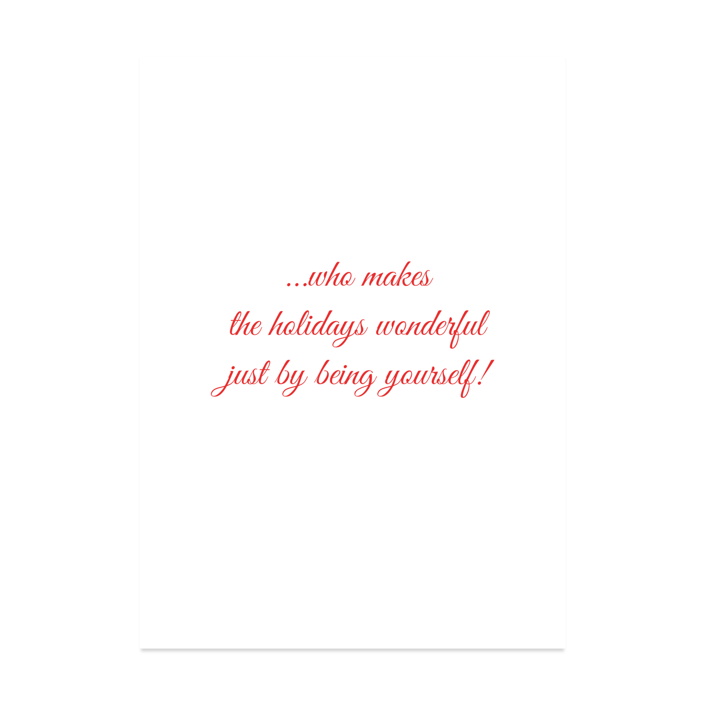 Christmas Holiday Greeting Card - For An Amazing Guy | for Friend, Uncle, Boy, Man