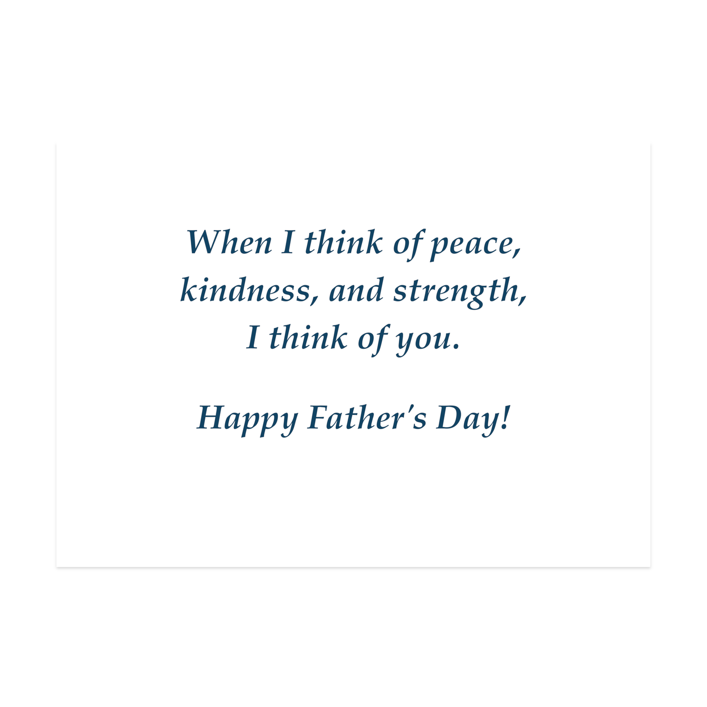 Father's Day Card - Kindness