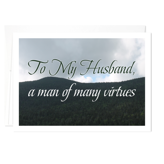 Father's Day Card - To My Husband