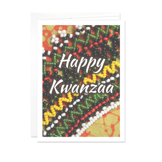 Kwanzaa Cards - African Beads - 12 Card Pack
