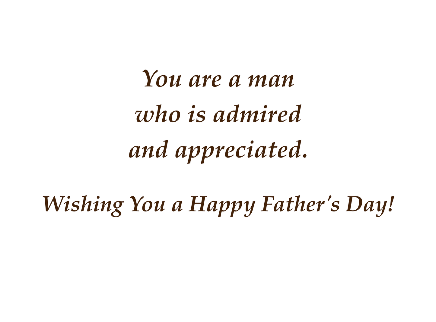 For Someone Special - Father's Day Card