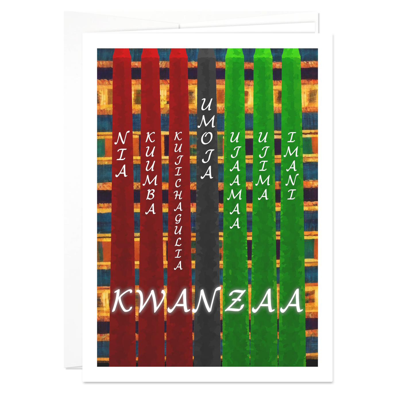 Kwanzaa Card - A Brighter Tomorrow | for Family Member, Loved One, Friend, Someone Special, Acquaintance