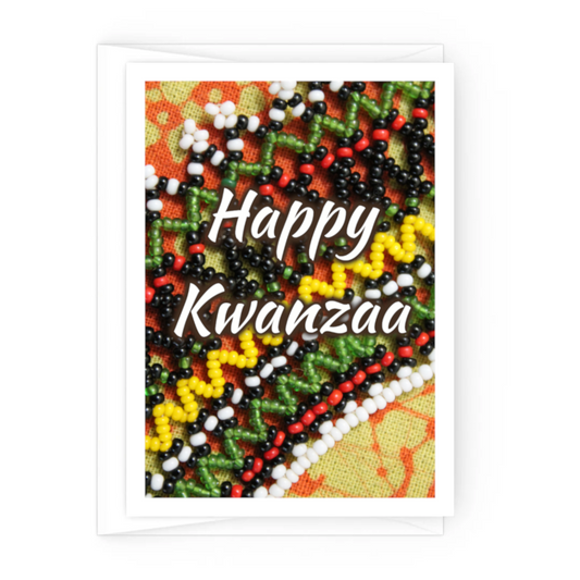 Kwanzaa Cards - African Beads - 10 Card Pack