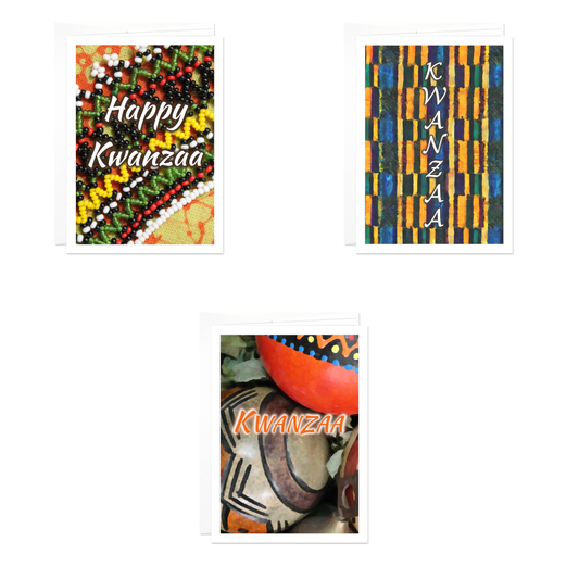 Kwanzaa Cards Variety Pack - 12 Card Pack | for Family Members, Loved Ones, Friends, Someone Special, Acquaintances