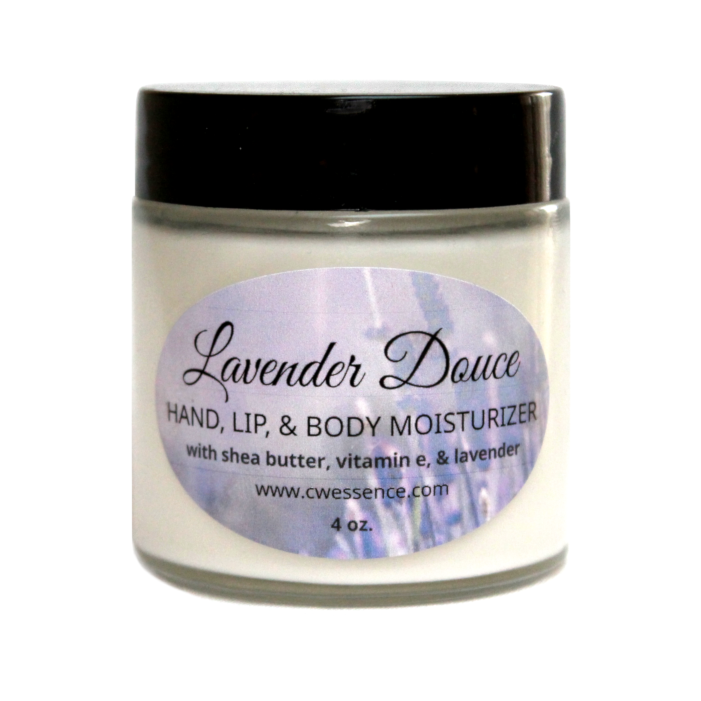 Lavender Douce - Body Moisturizer Cream - 2 or 4 oz jar