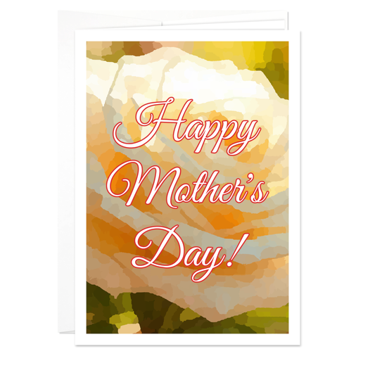 Mother's Day Card - Garden Rose