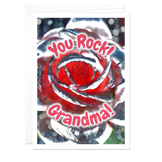 Mother's Day Card - You Rock Grandma!