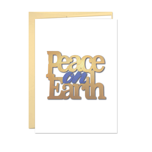 Peace On Earth - Holiday Greeting Card - 12 Card Pack