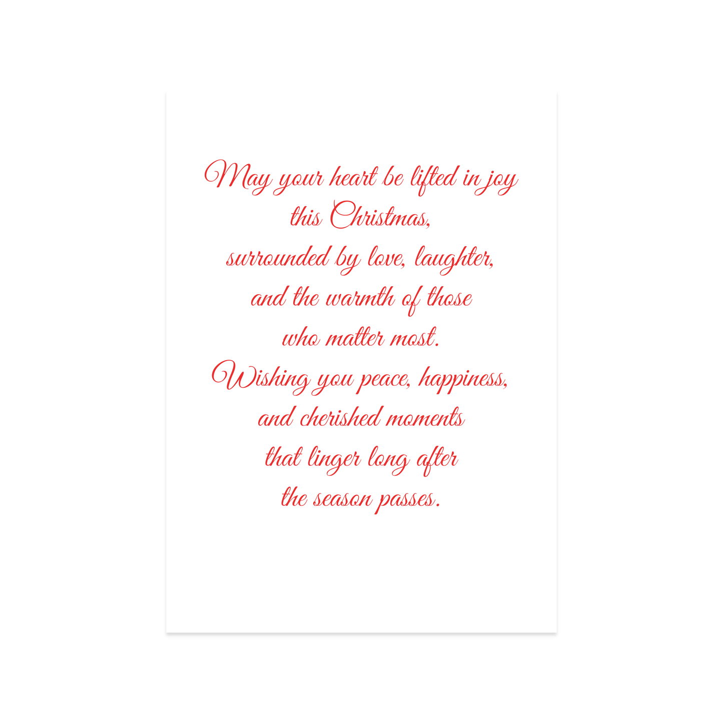 Surrounded by Love - Holiday Greeting Card - 12 Card Pack | for Mother, Father, Child, Aunt, Uncle, Grandmother, Grandfather, Friend