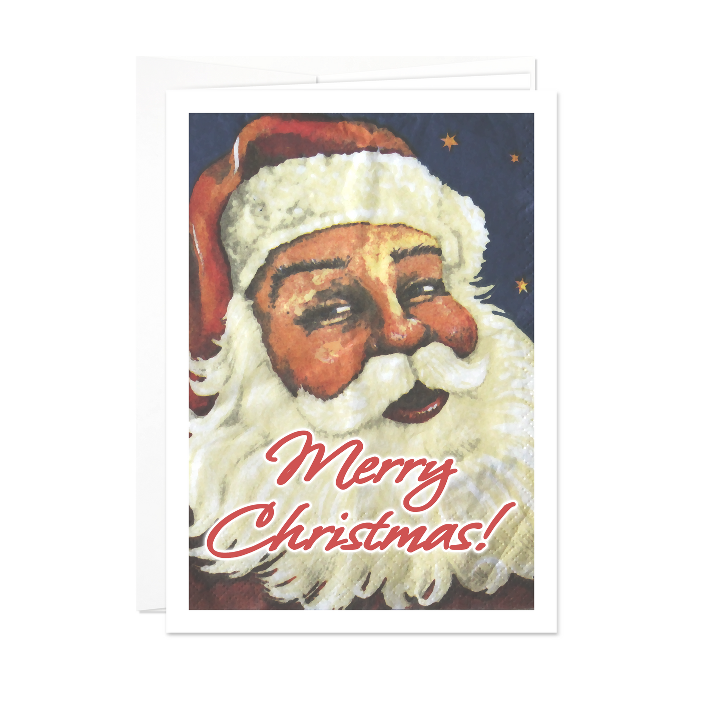 Jolly Christmas - Holiday Greeting Card - 12 Card Pack | for Mother, Father, Child, Aunt, Uncle, Grandmother, Grandfather, Friend