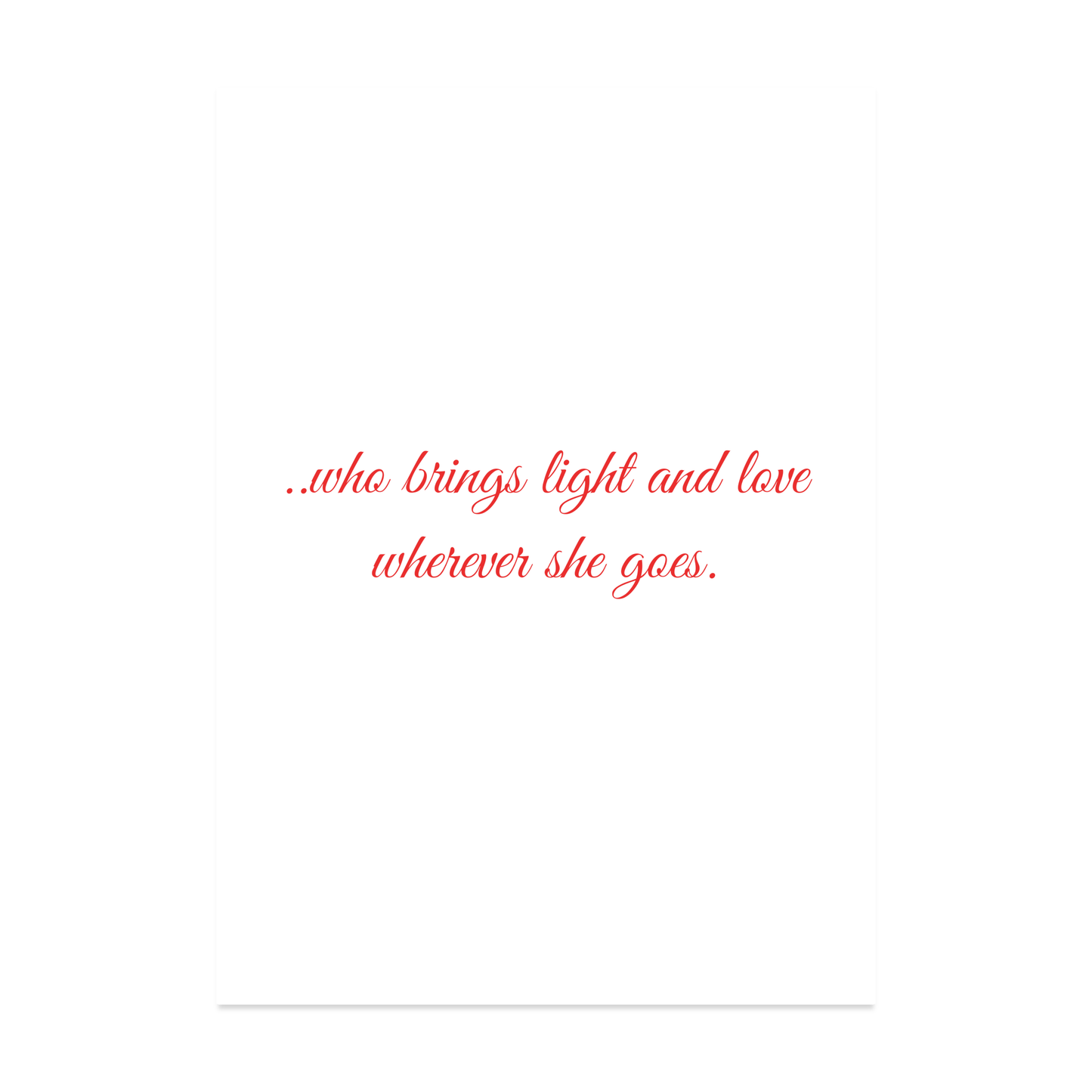 Christmas Holiday Greeting Card - For A Special Woman | for Friend, Aunt, Girl, Woman