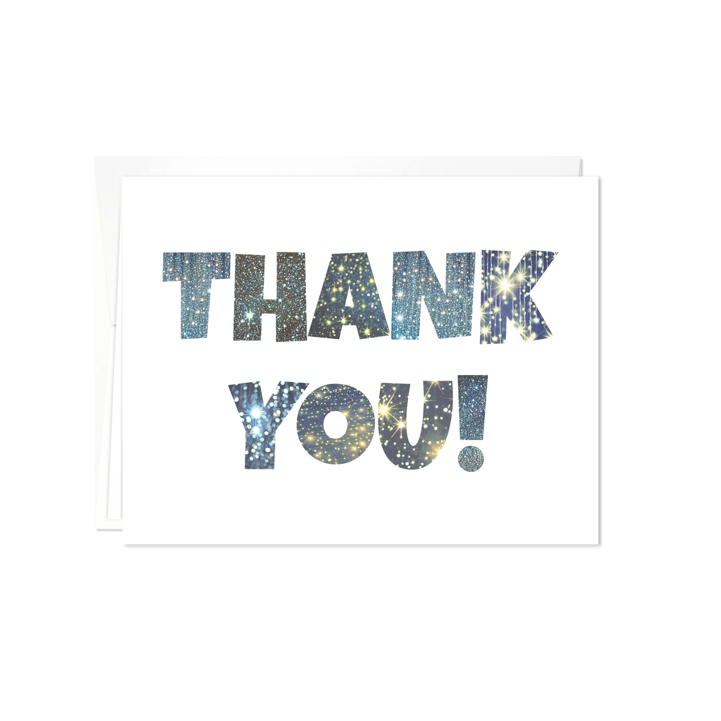 Sparkling Stars - Thank You Cards - 12 card pack