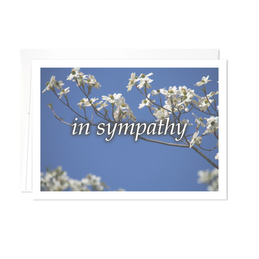 Sympathy Card - With Comfort & Peace
